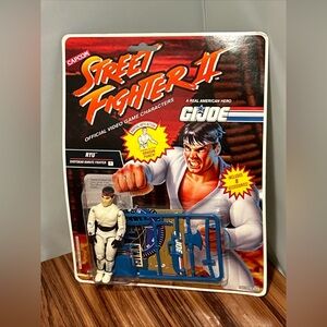 Hasbro G.I. Joe RYU Street Fighter II 2 Action Figure Capcom Vintage 1993